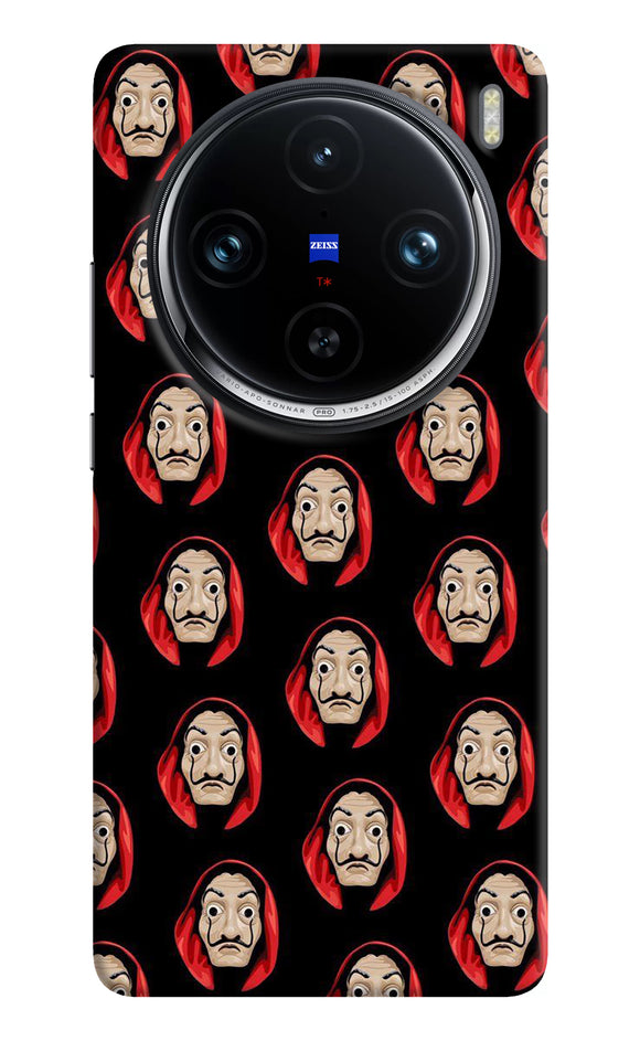 Money Heist Mask Vivo X100 Pro Back Cover