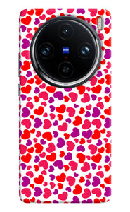 Heart print Vivo X100 Pro Back Cover