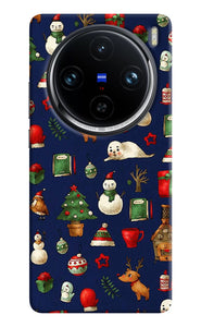 Canvas christmas print Vivo X100 Pro Back Cover