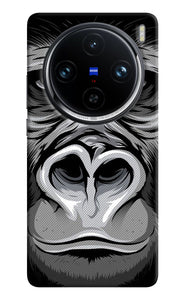 Black chimpanzee Vivo X100 Pro Back Cover