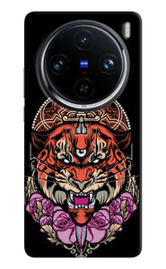 Abstract tiger Vivo X100 Pro Back Cover