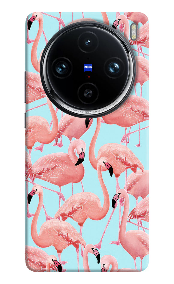 Abstract sheer bird print Vivo X100 Pro Back Cover