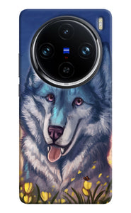 Cute wolf Vivo X100 Pro Back Cover