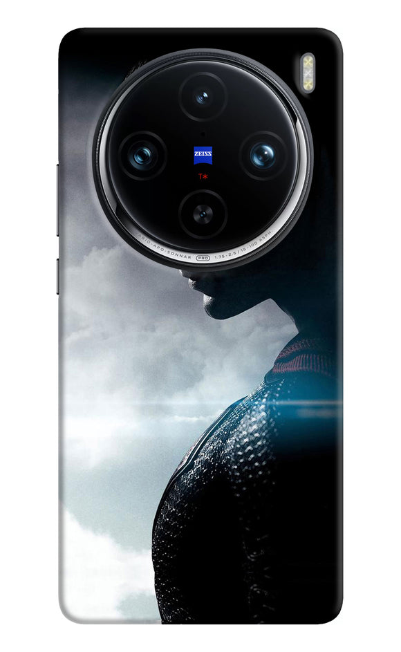 Superman super hero poster Vivo X100 Pro Back Cover