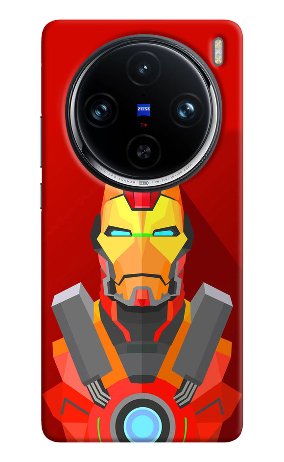 Ironman print Vivo X100 Pro Back Cover