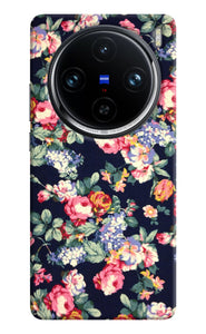 Natural flower print Vivo X100 Pro Back Cover