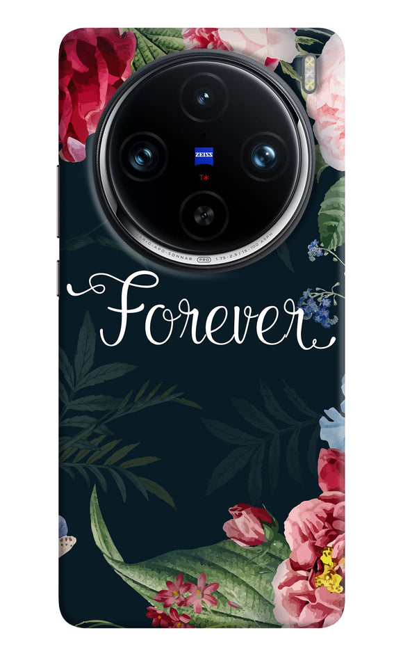 Forever flower Vivo X100 Pro Back Cover