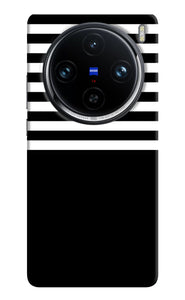 Black and white print Vivo X100 Pro Back Cover