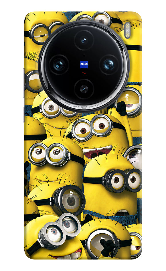 Minions crowd Vivo X100 Pro Back Cover