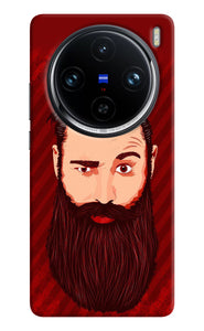 Beardo character Vivo X100 Pro Back Cover