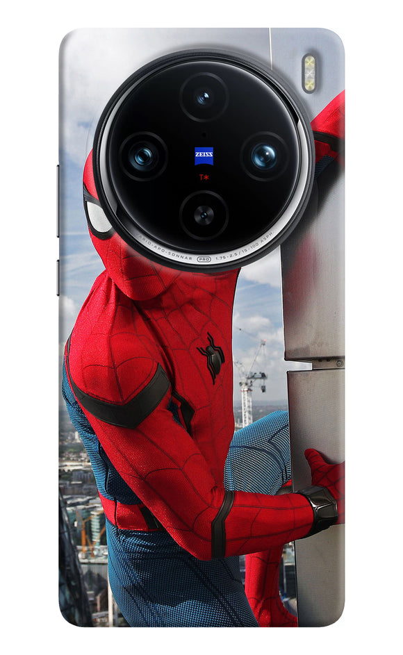 Spiderman on the wall Vivo X100 Pro Back Cover