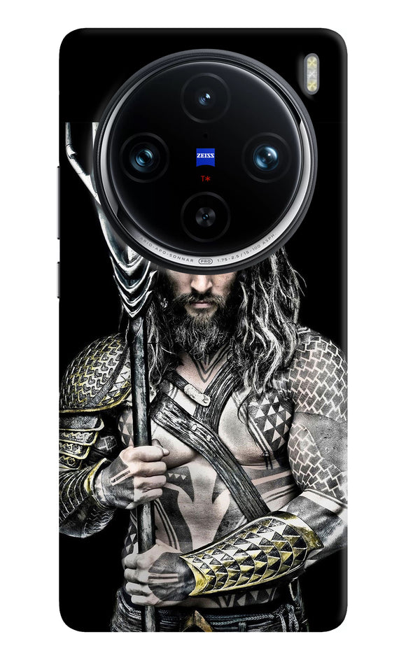 Aquaman trident black Vivo X100 Pro Back Cover