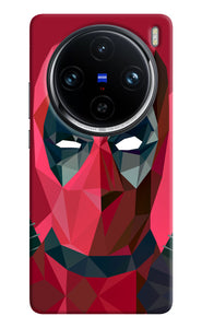 Abstract deadpool full mask Vivo X100 Pro Back Cover