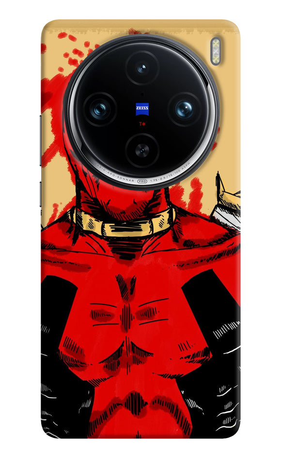 Blooded deadpool Vivo X100 Pro Back Cover