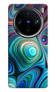 Abstract coloful waves Vivo X100 Pro Back Cover