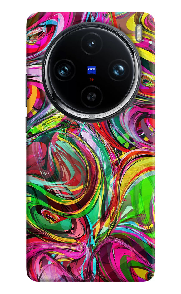 Abstract colorful ink Vivo X100 Pro Back Cover