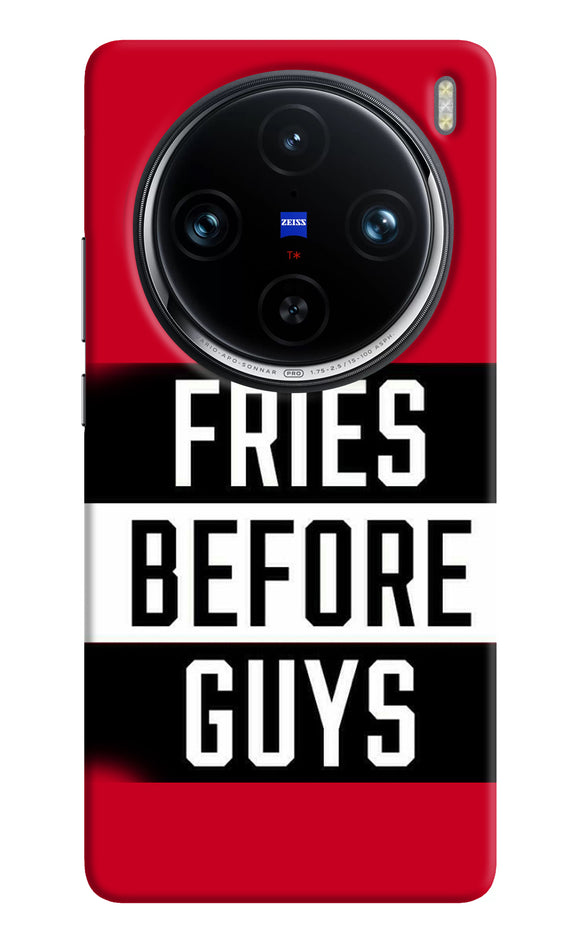 Fries before guys quote Vivo X100 Pro Back Cover