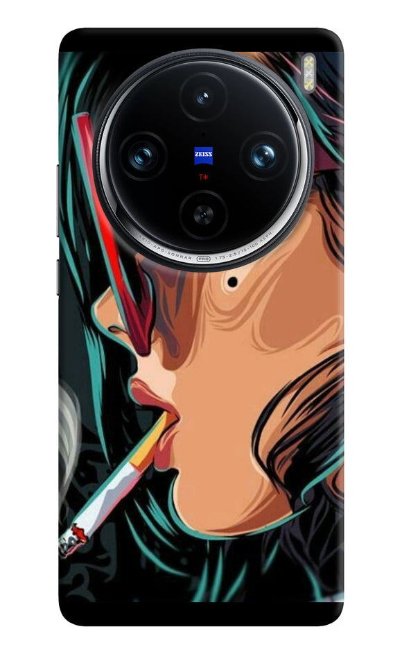 Smoking girl Vivo X100 Pro Back Cover