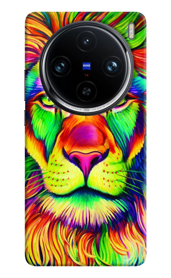 Lion color poster Vivo X100 Pro Back Cover