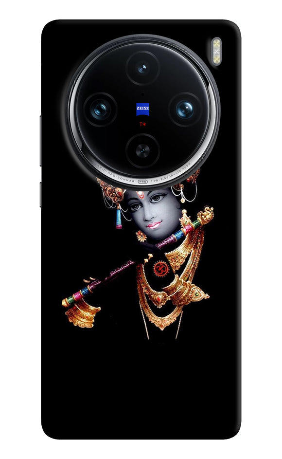 Lord krishna with fluet Vivo X100 Pro Back Cover