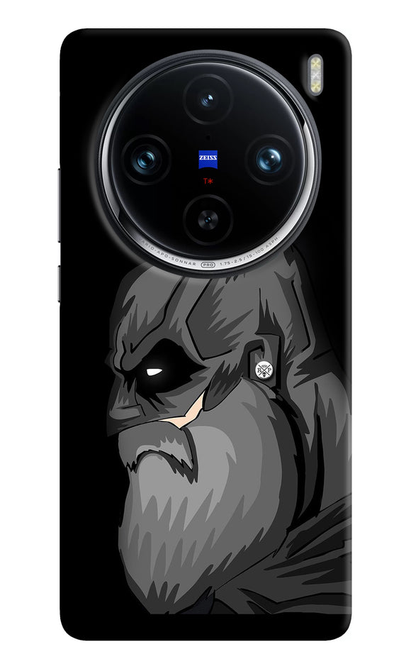 Batman with beard Vivo X100 Pro Back Cover