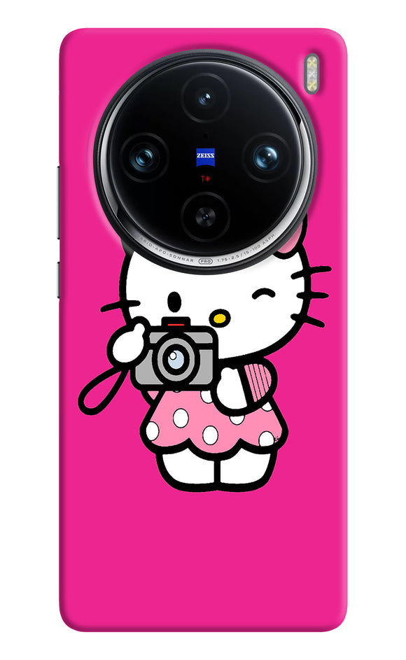 Hello kitty cam pink Vivo X100 Pro Back Cover