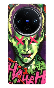 Damaged joker anim Vivo X100 Pro Back Cover