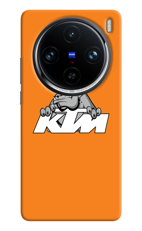 KTM dog logo Vivo X100 Pro Back Cover