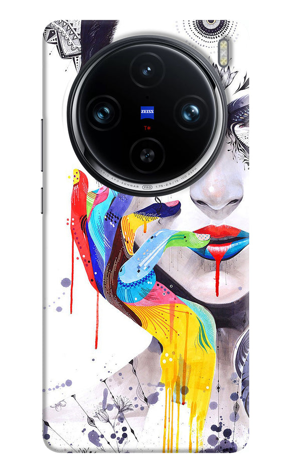 Girl color hand Vivo X100 Pro Back Cover