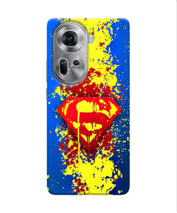 Superman logo Oppo Reno11 Back Cover