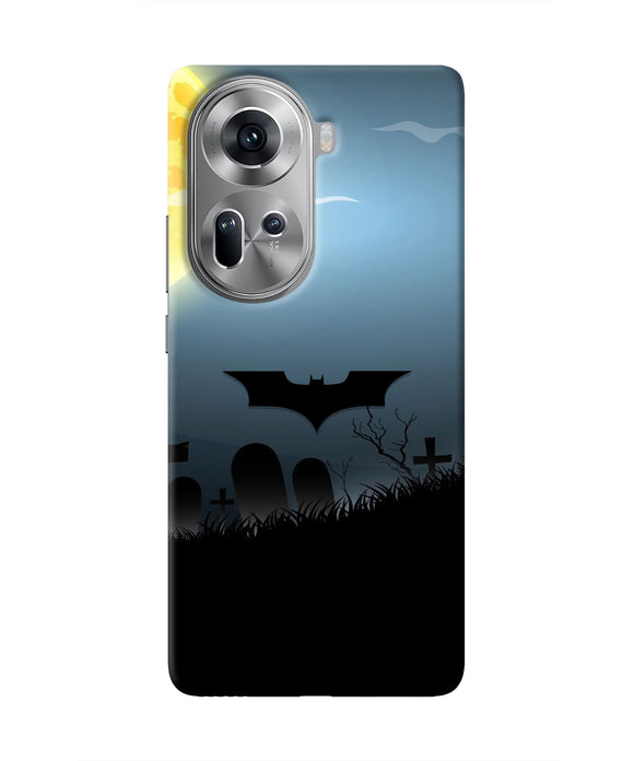 Batman Scary cemetry Oppo Reno11 Real 4D Back Cover