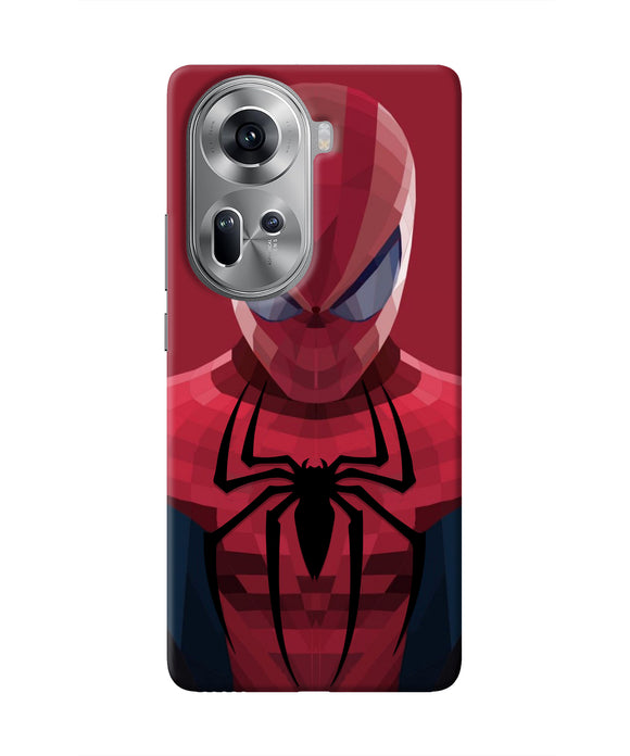 Spiderman Art Oppo Reno11 Real 4D Back Cover