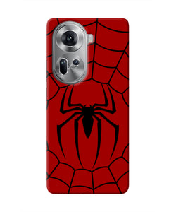 Spiderman Web Oppo Reno11 Real 4D Back Cover