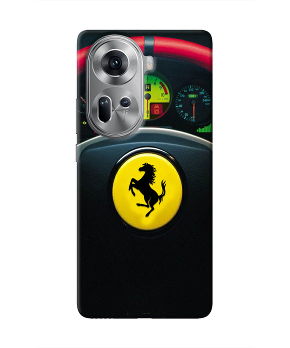 Ferrari Steeriing Wheel Oppo Reno11 Real 4D Back Cover