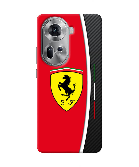 Ferrari Abstract Oppo Reno11 Real 4D Back Cover