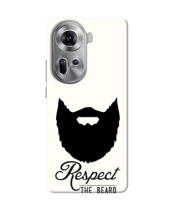 Respect the Beard Oppo Reno11 Real 4D Back Cover