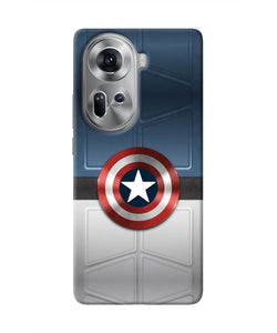 Captain America Suit Oppo Reno11 Real 4D Back Cover