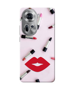 Lips Lipstick Shades Oppo Reno11 Real 4D Back Cover