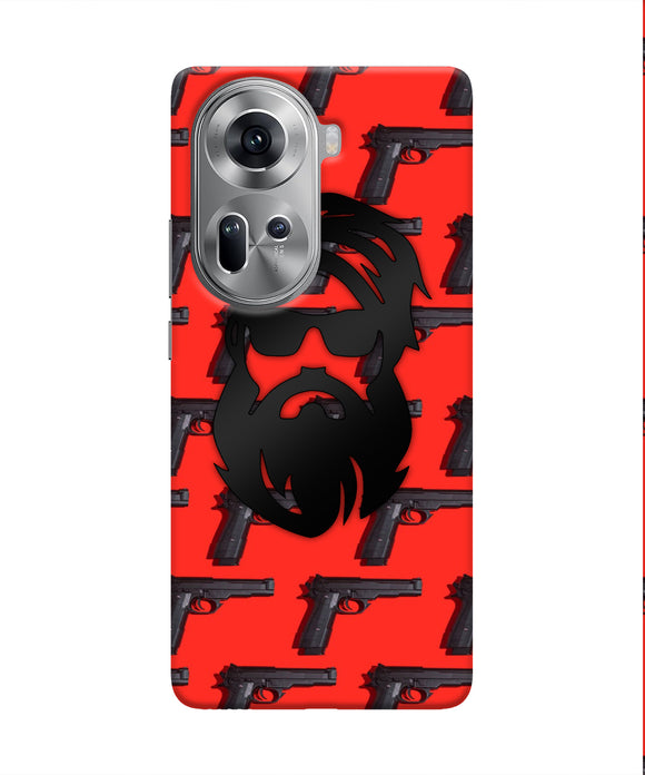 Rocky Bhai Beard Look Oppo Reno11 Real 4D Back Cover