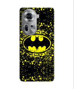 Batman last knight print yellow Oppo Reno11 Back Cover