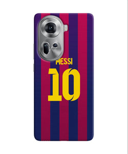 Messi 10 tshirt Oppo Reno11 Back Cover