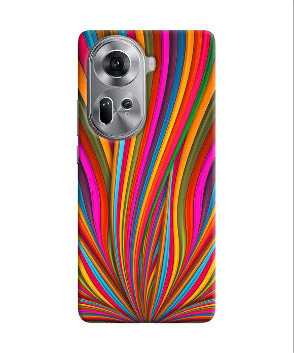 Colorful pattern Oppo Reno11 Back Cover