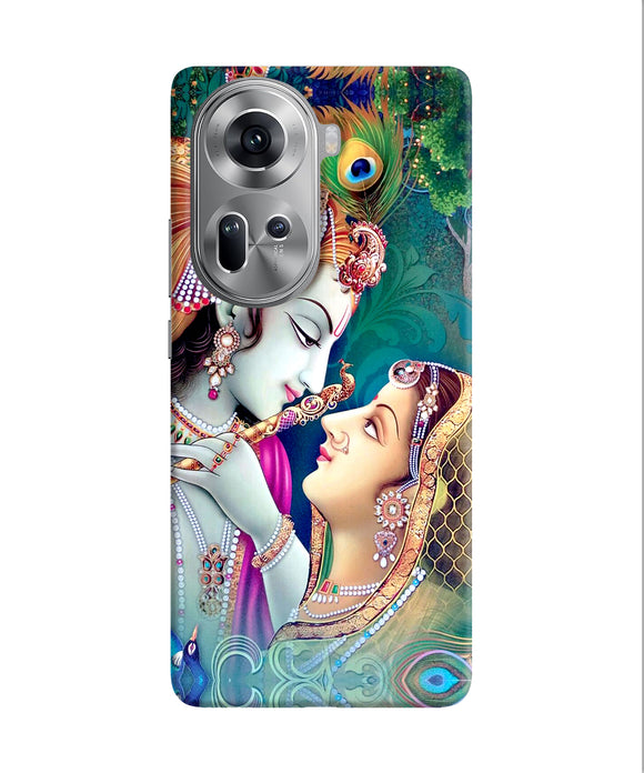 Lord radha krishna paint Oppo Reno11 Back Cover