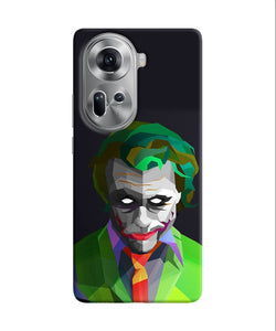 Abstract dark knight joker Oppo Reno11 Back Cover