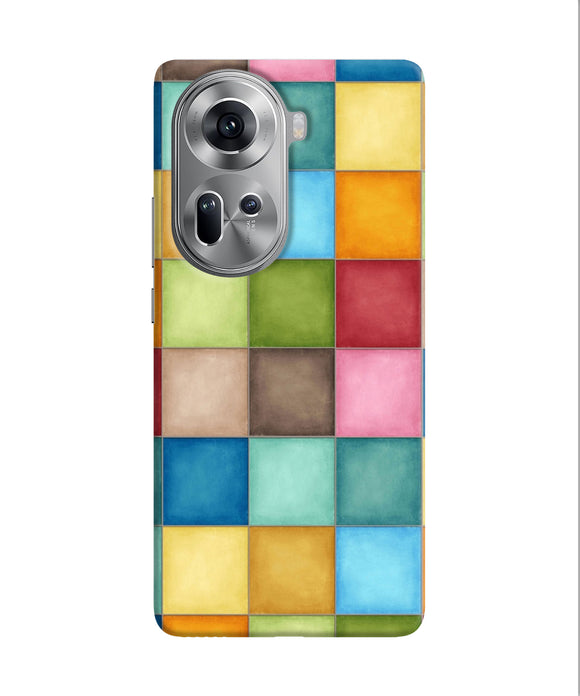 Abstract colorful squares Oppo Reno11 Back Cover