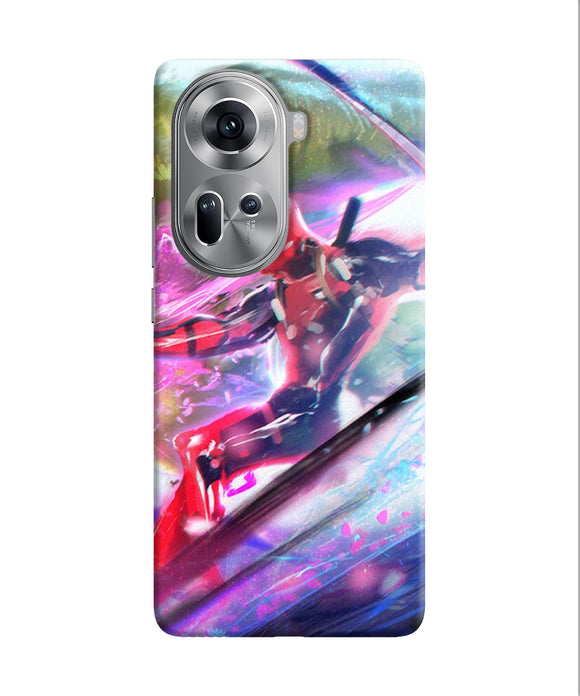 Deadpool super hero Oppo Reno11 Back Cover