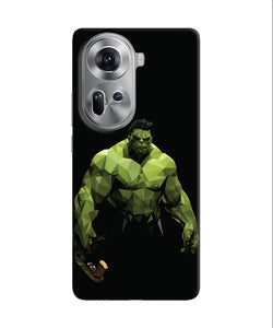 Abstract hulk buster Oppo Reno11 Back Cover