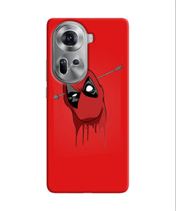 Funny deadpool Oppo Reno11 Back Cover