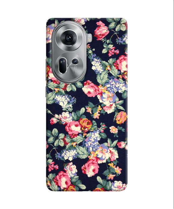 Natural flower print Oppo Reno11 Back Cover