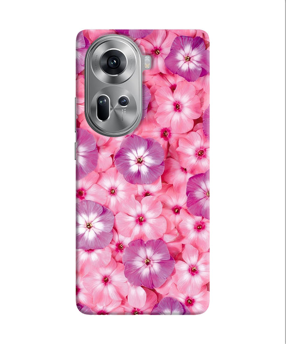 Natural pink flower Oppo Reno11 Back Cover